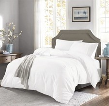 Set letto completo 4 pezzi copripiumino UK lenzuola e federe tutte le misure