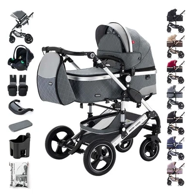 Daliya® BAMBIMO 3in1 Kinderwagen Buggy Babyschale XXL-Set - Bild 1 von 4
