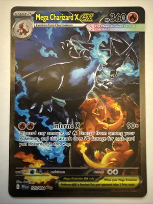#ad Mega Charizard X ex 125 094 Me02: Phantasmal Flames Holo $600.00