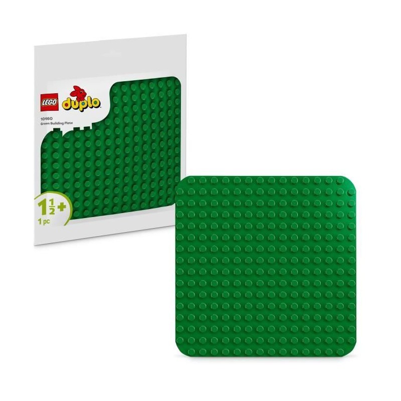 Plaque de construction verte LEGO DUPLO 10460 grande base de jeu carrée pour tout-petit