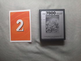FOOD FIGHT for Atari 7800 - Good condition, tested & works!