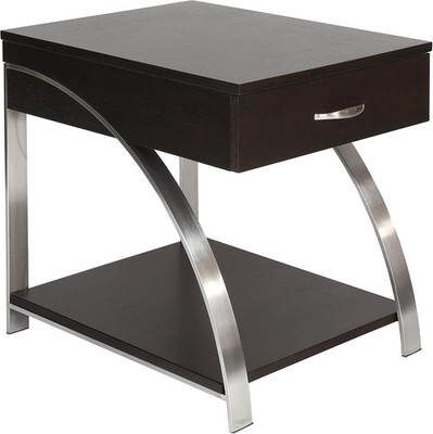 Stylish Two-Tone  Clyde End Table for Modern Living Spaces