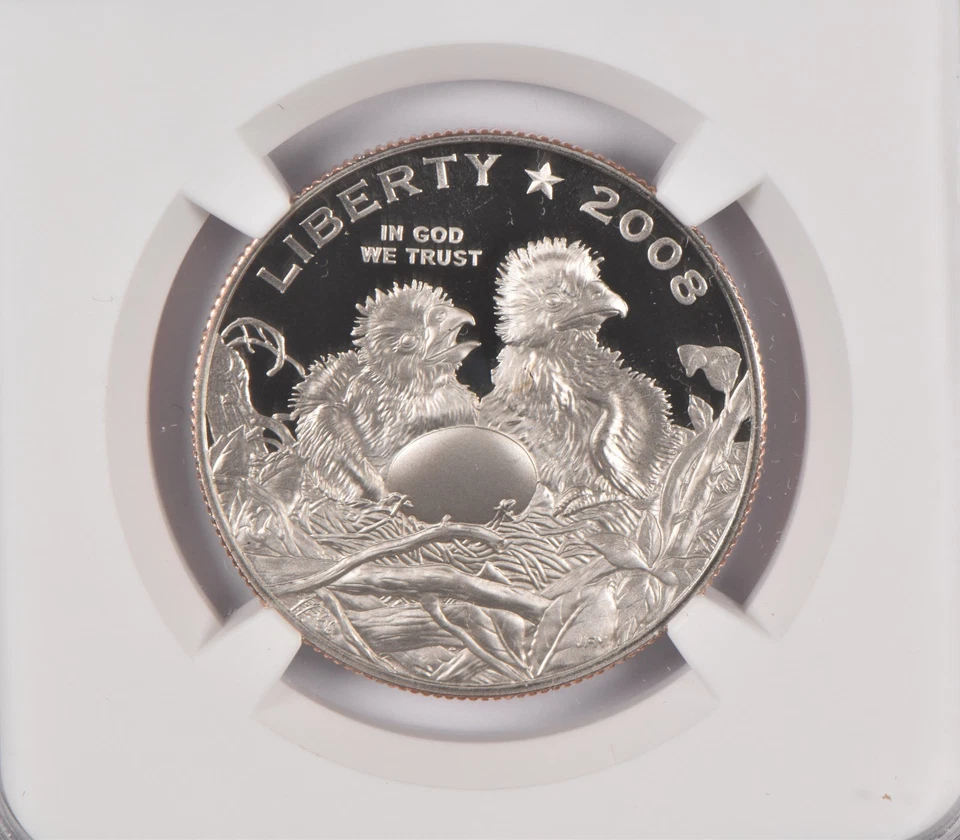 2008-S Commemorative Half Dollar Bald Eagle PF70 NGC Brown Label *8965 - Image 3 of 4