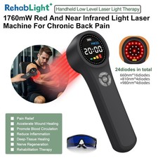 Cold Laser Therapy Device 980nm 810nm 3600mAh Battery for Long Session Pain Care