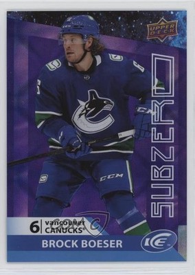 2021-22 Upper Deck Ice Sub Zero Brock Boeser #SZ-4 7ci