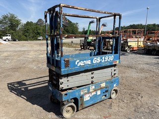 2017 Genie GS 1930 19' Electric Scissor Lift Man Aerial Platform Manlift bidadoo