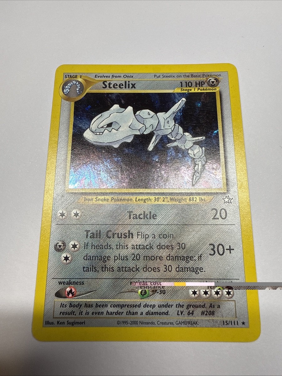 ポケットモンスター 銀 Steelix 15/111 Pokemon Neo Genesis Holo | eBay