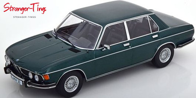 KK Scale BMW 3.0S E3 2.Series 1971 Dark Green Metallic 1/18