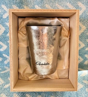 SUS/Titanium/Gamakatsu/Beer Tumbler/Beer Glass/300ml/With Box/Not for Sale