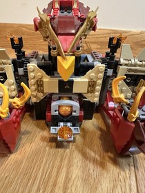 LEGO LEGENDS OF CHIMA: Flying Phoenix Fire Temple (70146) - Mostly Complete