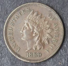 1880-P Indian Head Cent 1C [COINGIANTS]