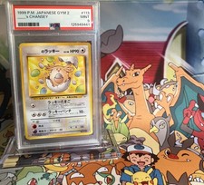 Pokemon ____'s Chansey Gym 2 Japanese White Diamond #113 PSA 9 Mint