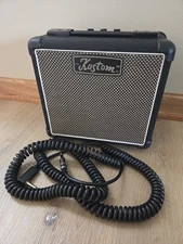 Kustom KGBAT10 10wt Battery Powered Guitar Amp Amplifier w VOX Curly Cord USED