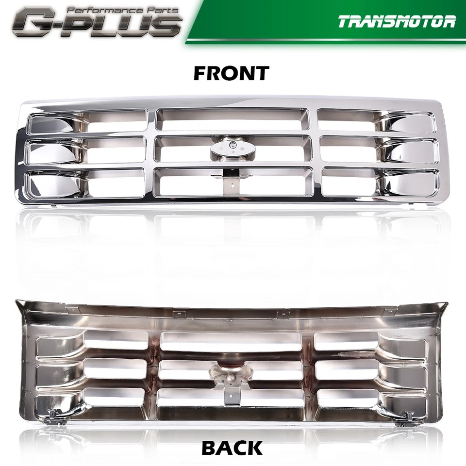 Kit de rejilla cromada + faros apto para Ford F-150 1992-1996 / F-250 1992-1997 Foto 3 de 4