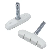 Dia-Compe OPC-12 cantilever U-brake threadless brake pads WHITE