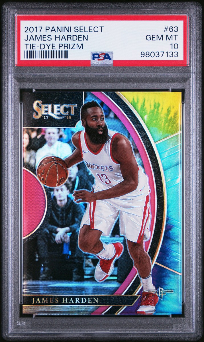 2017 PANINI NBA JAMES HARDEN PSA10