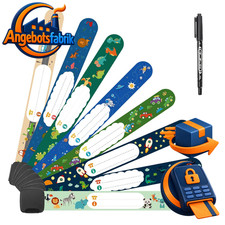 Notfall-Armband f&uuml;r Kinder 8 St&uuml;ck Sicherheits-ID Armband mit Marker Stift