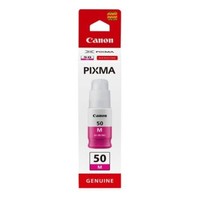 Canon GI-50M Tintenpatrone Magenta, NachfüLltinte, Original Tinte, Rot