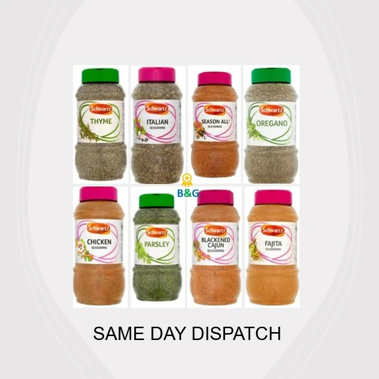 Schwartz Herbs Spices Cooking Seasonings Big Bulk Catering Chef Size