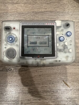 Neo Geo Pocket Color Clear Model - Tested Works - CR2032 | eBay Australia