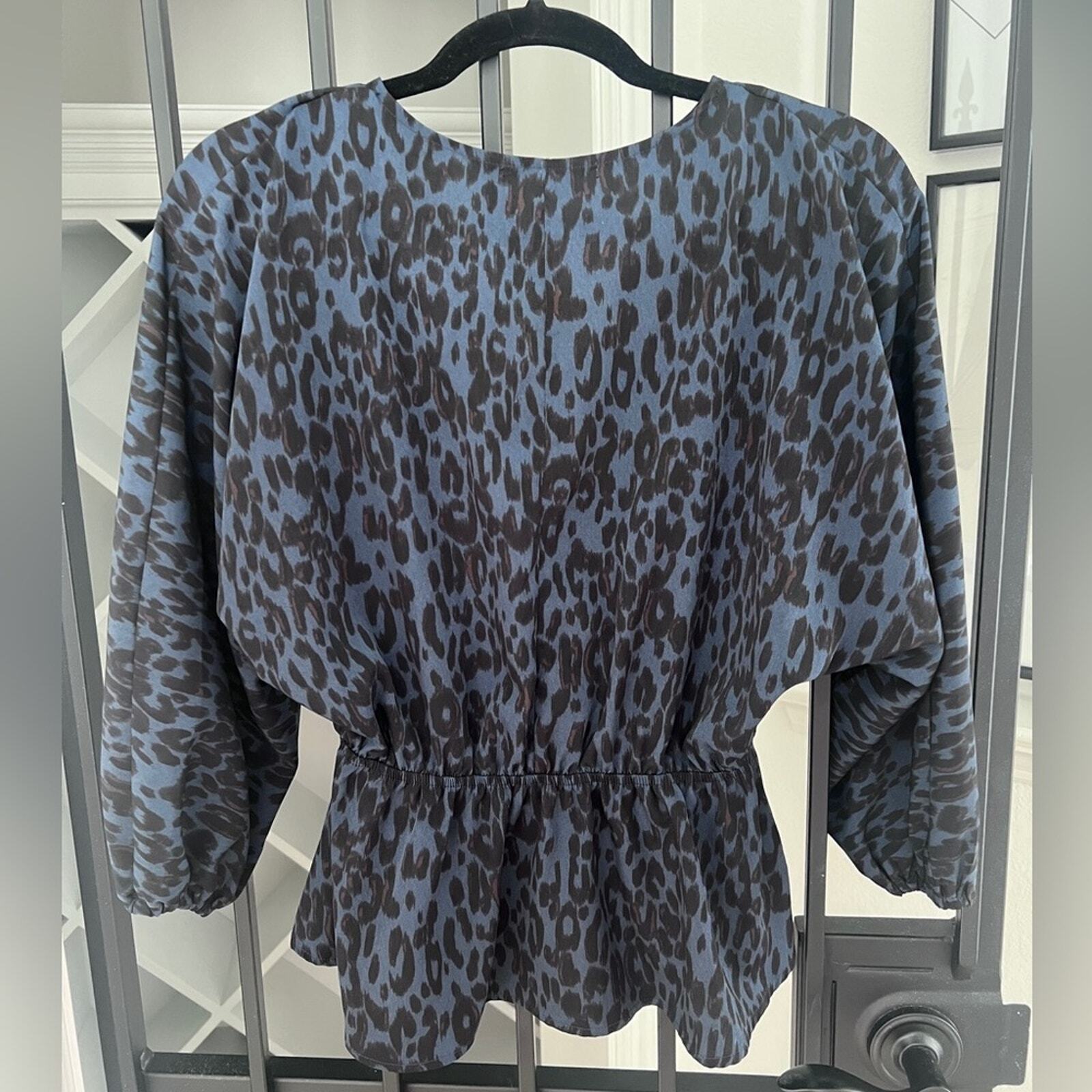 Gilli Leopard Print Blouse - image 4