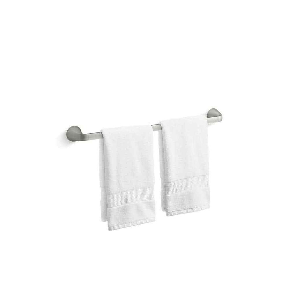 KOHLER Cursiva 24 in. Towel Bar in Vibrant Brushed Nickel eBay