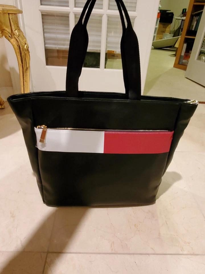 Women's Vegan Leather Tommy Hilfiger Totes MSRP:$100+ - Image 2 of 3