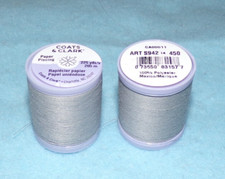 Coats and Clark Paper Piecing Thread, 225 Yards Summer Nugrey 450