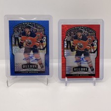 20-21 UD Allure Tyler Benson Rookie Blue Line Auto 🔥 # 15/35 + Red Rainbow Auto