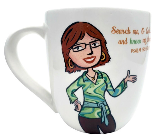 VTG 2007 Hallmark DaySpring Cards Anita Coffee Tea Cup Mug 12 oz. Ceramic