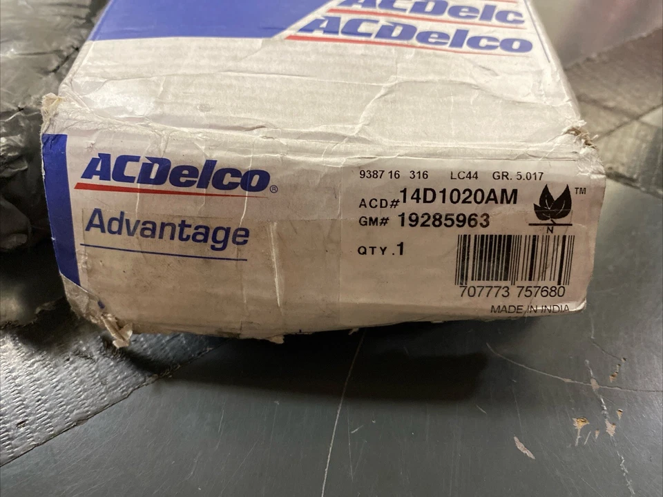 Juego de pastillas de freno de disco ACDelco 14D1020AM para Cadillac STS SRX CTS 2004-2011 Foto 3 de 4