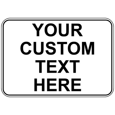 #ad Your Custom Text Here Osha Metal Aluminum Sign $54.99