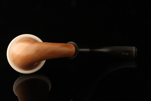 Calabash Meerschaum Pipe L - Mahogany Wood comes with custom pocket case 15376 - Picture 6 of 10