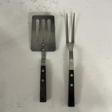 Belknap Louisville Bluegrass USA Spatula Turner & Meat Fork Stainless Steel USA