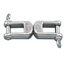 Suncor S0156-HD13 Sailboat Sailing Heavy Duty Stainless Steel Jaw and Jaw Swivel