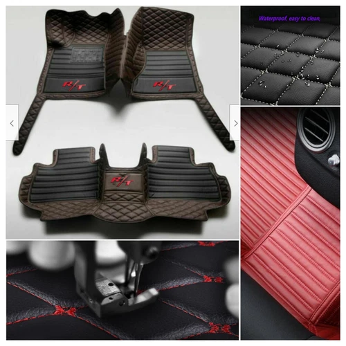 For Dodge Charger Challenger Car Floor Mats RT Carpets Rugs Liners Waterproof - Imagen 12 de 32