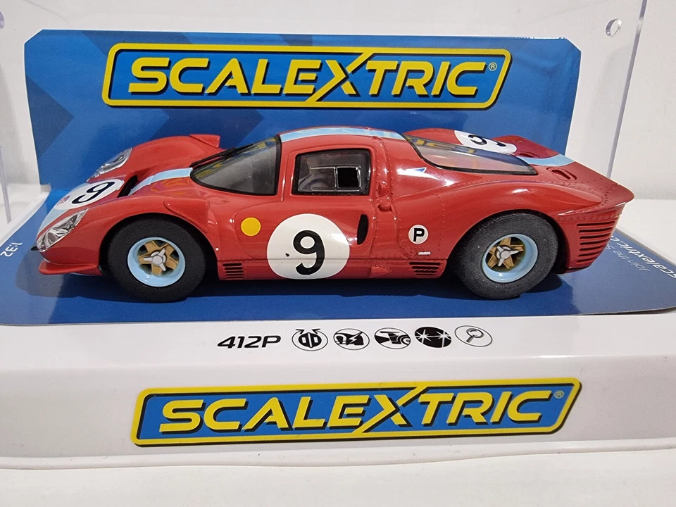 Scalextric C3946 Ferrari 412P No.9 - Brands Hatch 1967 1/32 NEU - Bild 2 von 4