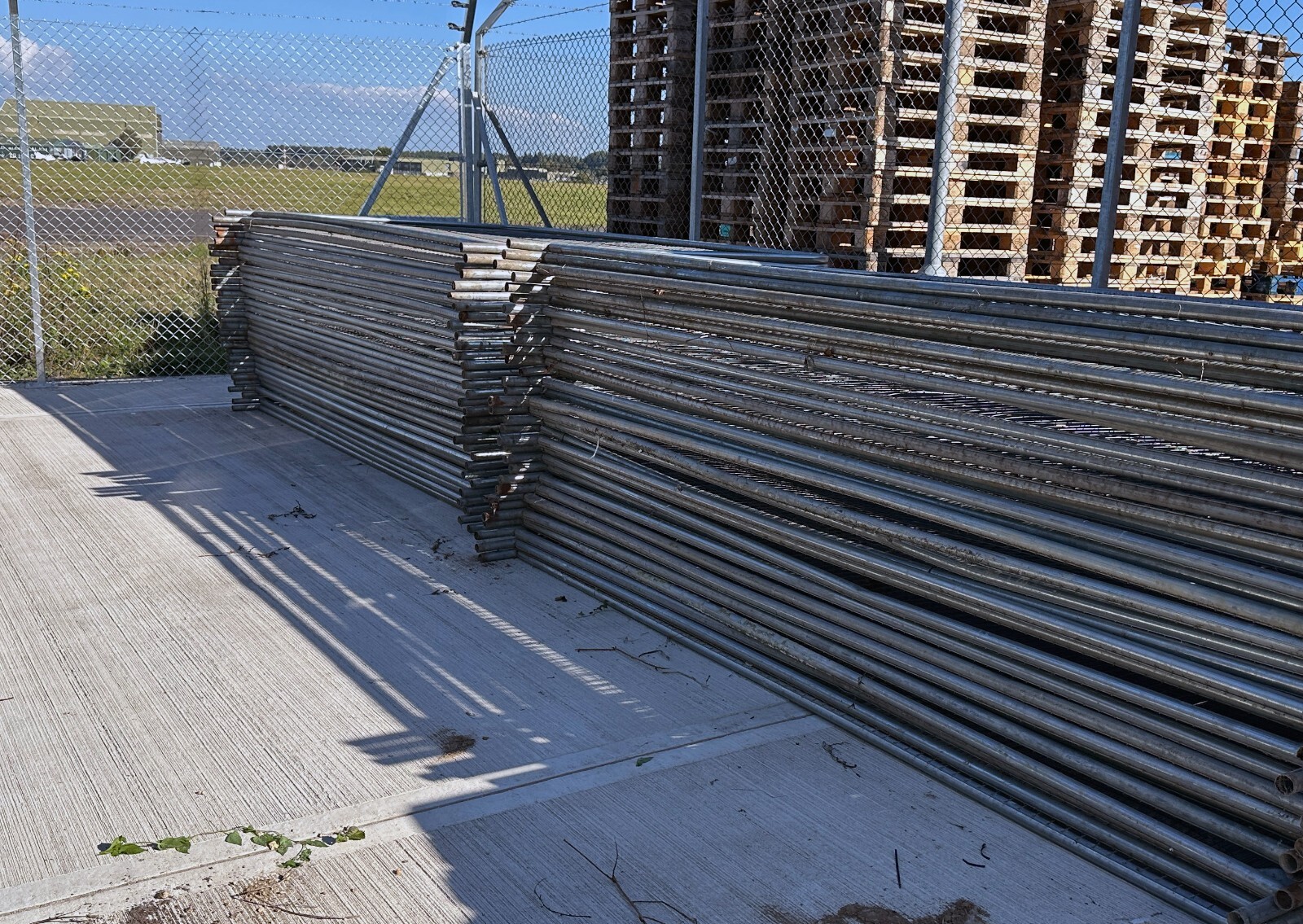 Heras Fencing Panels Round Top for Site Security eBay