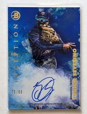 2021 Bowman Inception Yunior Severino Prospect Auto Blue /99 #PA-YS Twins