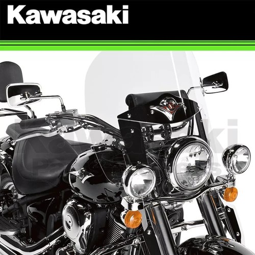 NEW 2006 - 2024 GENUINE OEM KAWASAKI VULCAN 900 CLASSIC SHORT WINDSHIELD KIT LT