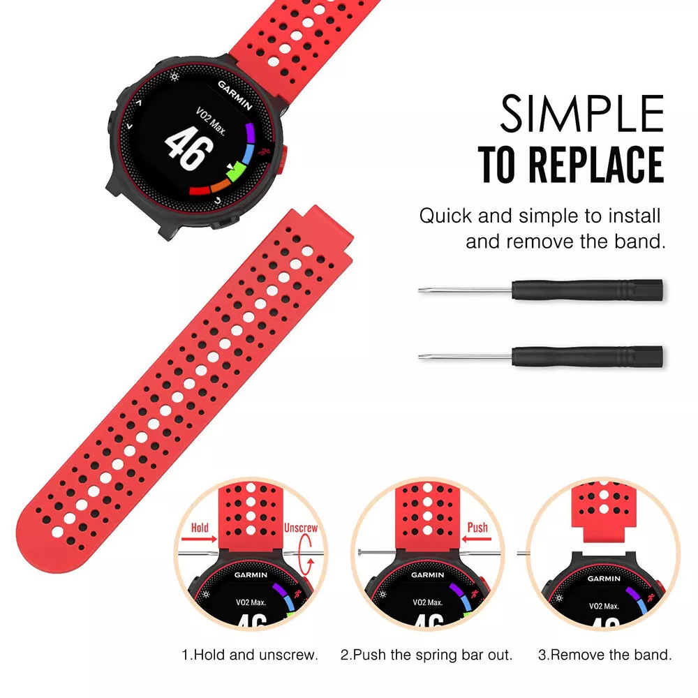 Garmin forerunner 235 red bar top