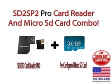 Nintendo GameCube SD2SP2 Pro 256GB MICRO SD Card Adapter GameCube Serial Port 2
