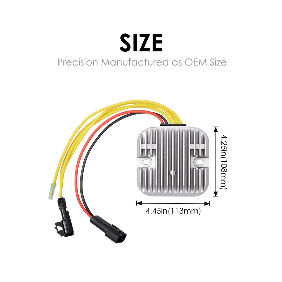 Regulador rectificador para Polaris RZR 800 EFI 2010/RZR S 800 2010/RZR 4 800 2010 Foto 2 de 4