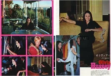 OLIVIA HUSSEY 1971 Vintage JPN Picture Clipping 2-SHEETS #mb/r