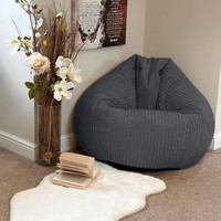 Large Adults Bean Bag Jumbo Cord Classic Kids Beanbag Slouchbag™ Filled Washable
