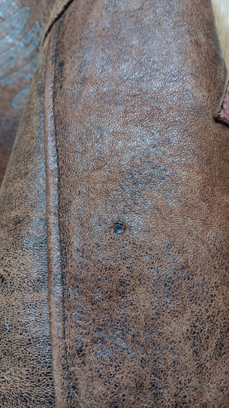 Vintage Rare Maui And Sons Leather aviator Jacket (L) image 6