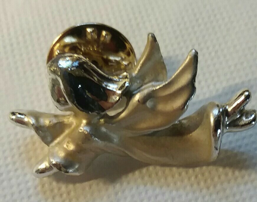 Vintage Jewelry: Tiny Lapel Pin Angel 01-01-2022 Marked GiGi? | eBay