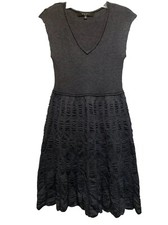 Nine West Gray sleeveless lightweight Knit dress ladies size Medium