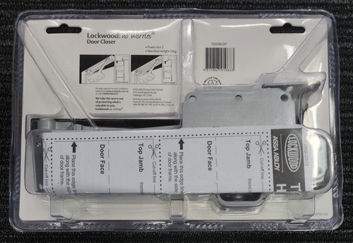 Lockwood 1022 Series Silver Hydraulic Door Closer - Picture 2 of 2