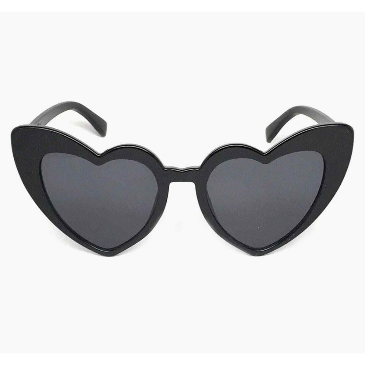 Heart Shape Frame Black Sunglasses UV Protection